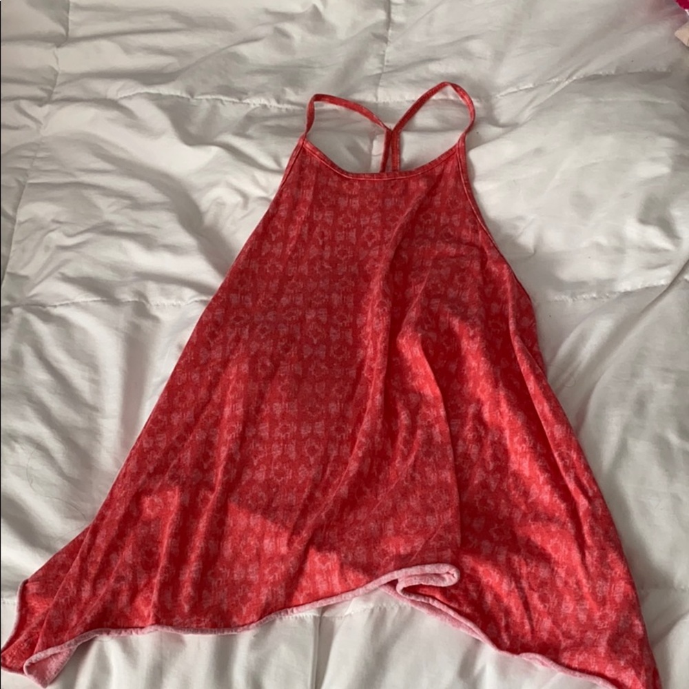 Pink Hollister tank top